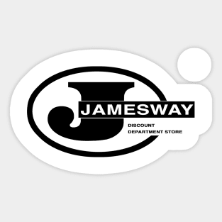 Jamesway. Discount Department Store. Sticker